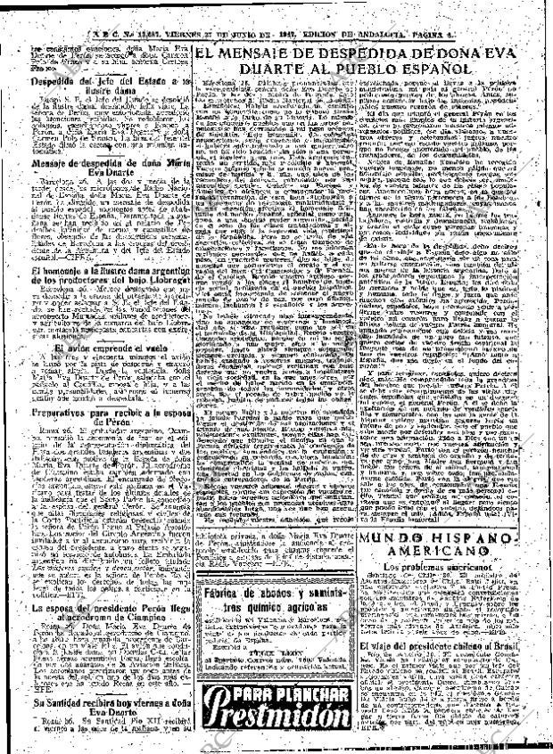 ABC SEVILLA 27-06-1947 página 8