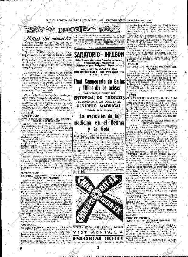 ABC MADRID 28-06-1947 página 20