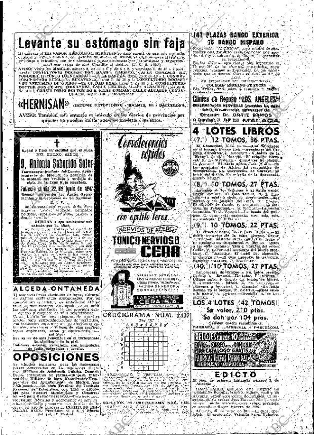ABC MADRID 28-06-1947 página 23