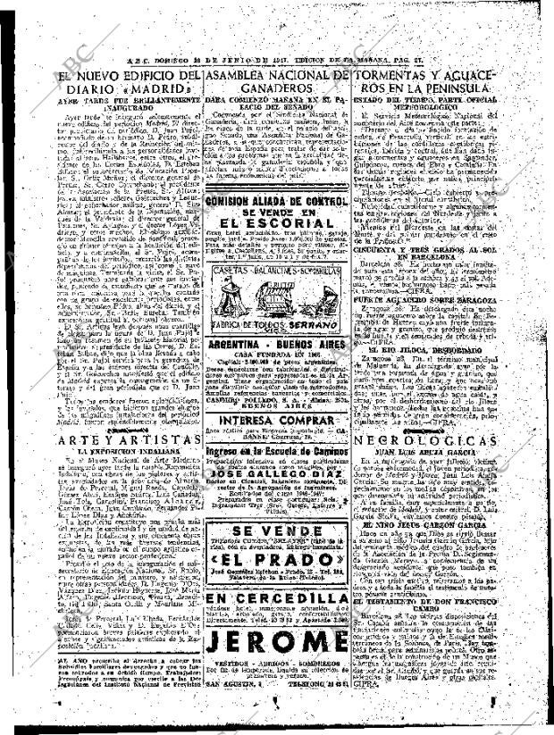 ABC MADRID 29-06-1947 página 27
