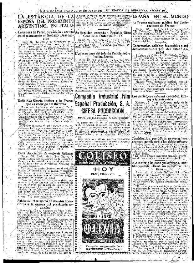 ABC SEVILLA 29-06-1947 página 13