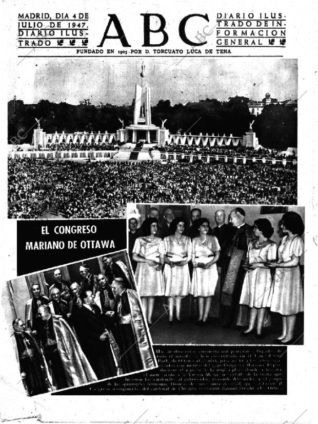 ABC MADRID 04-07-1947 página 1