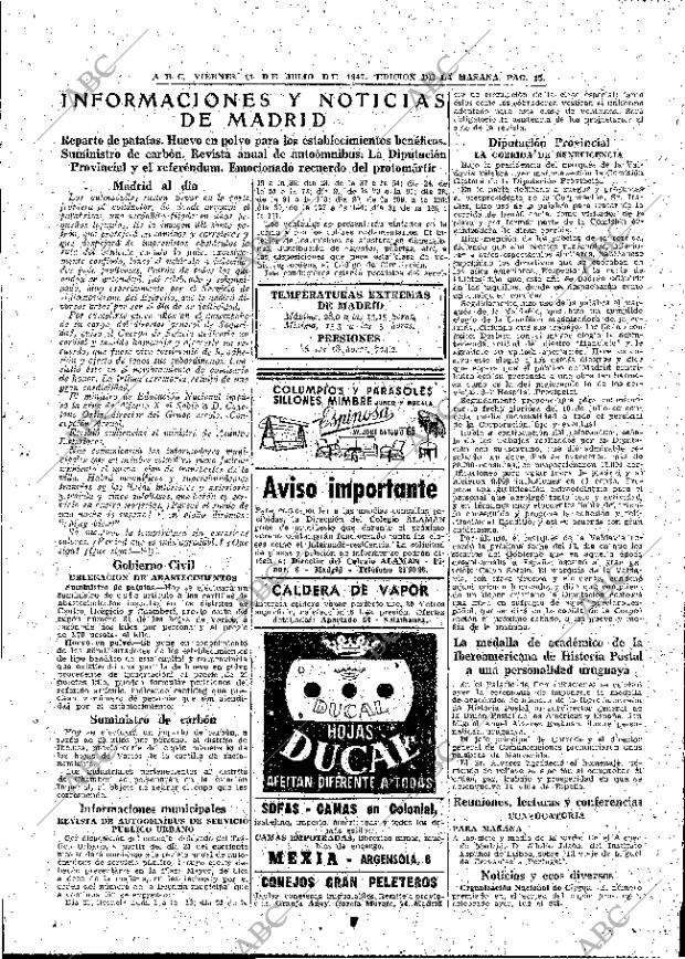 ABC MADRID 11-07-1947 página 15