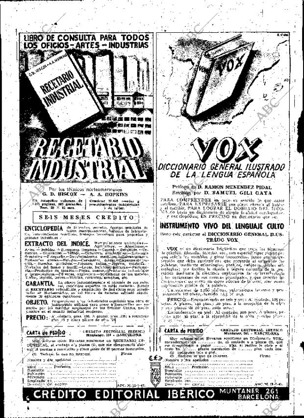 ABC MADRID 11-07-1947 página 2