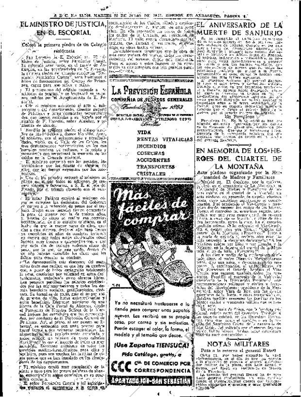 ABC SEVILLA 22-07-1947 página 4