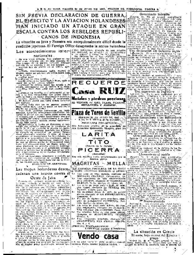 ABC SEVILLA 22-07-1947 página 5