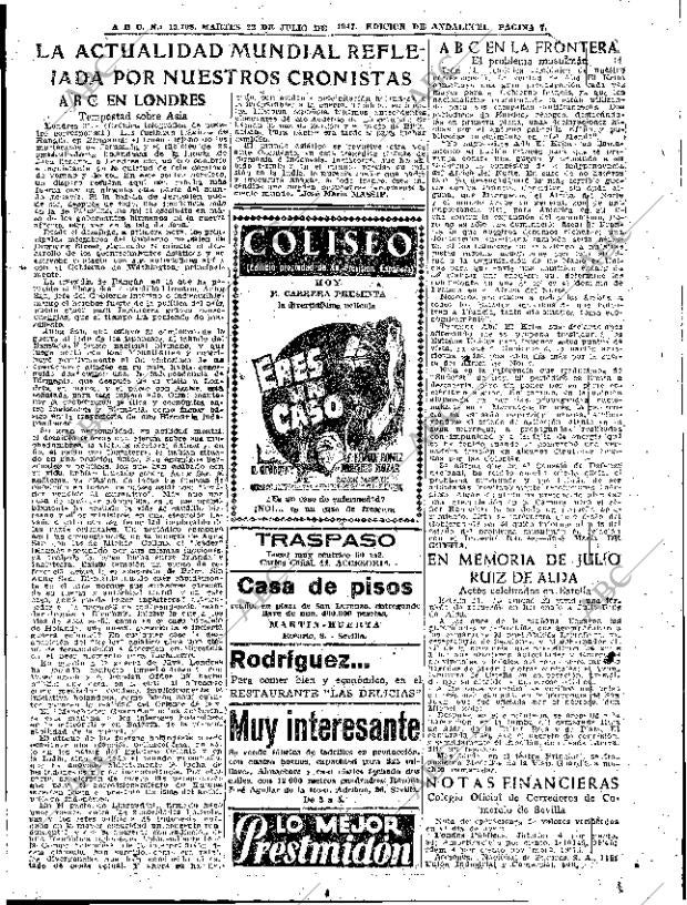 ABC SEVILLA 22-07-1947 página 7