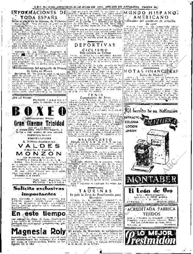 ABC SEVILLA 23-07-1947 página 10
