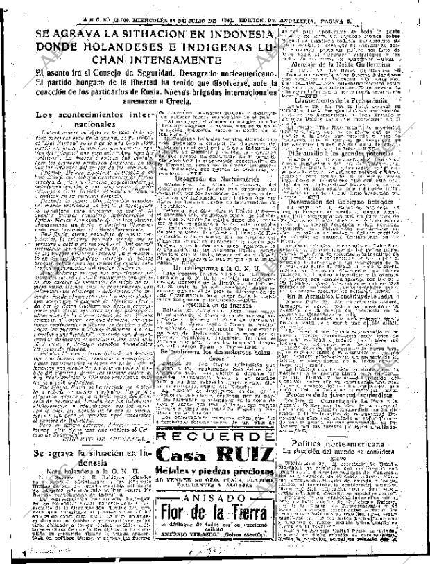 ABC SEVILLA 23-07-1947 página 5