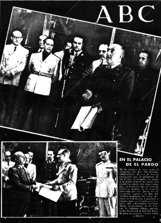 ABC MADRID 27-07-1947 página 1