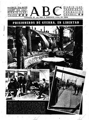 ABC MADRID 30-07-1947 página 1