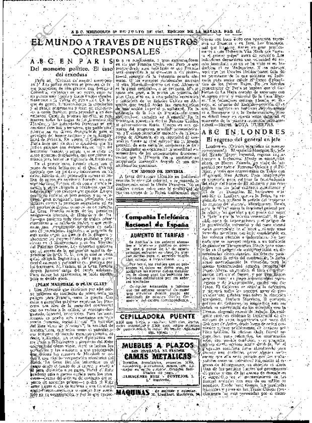 ABC MADRID 30-07-1947 página 11