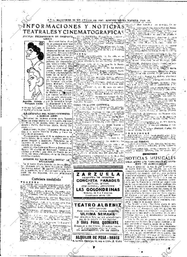 ABC MADRID 30-07-1947 página 16