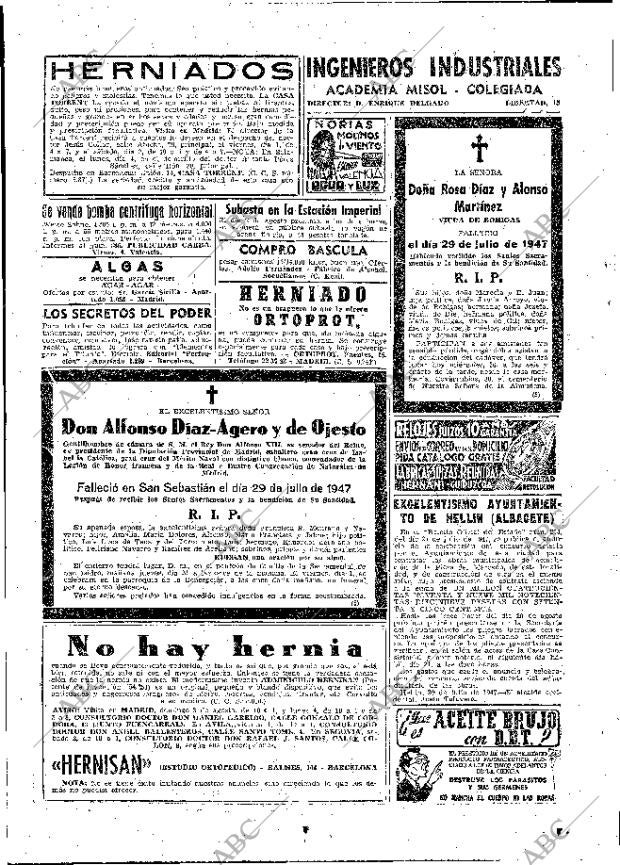 ABC MADRID 30-07-1947 página 18