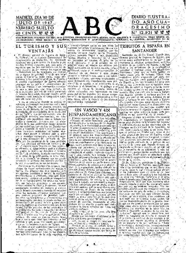 ABC MADRID 30-07-1947 página 7