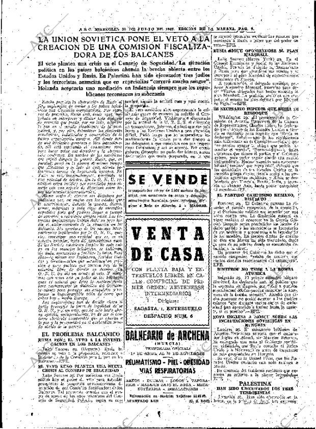 ABC MADRID 30-07-1947 página 9