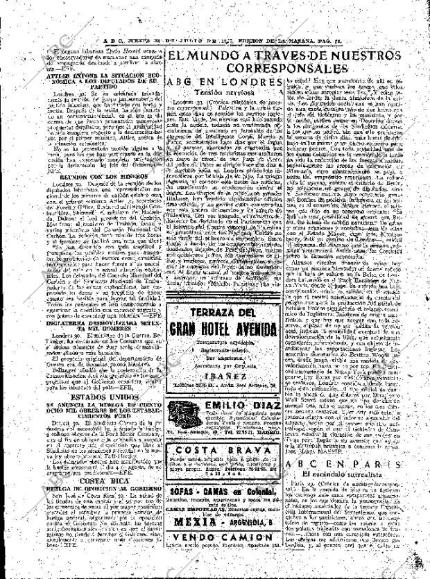 ABC MADRID 31-07-1947 página 11