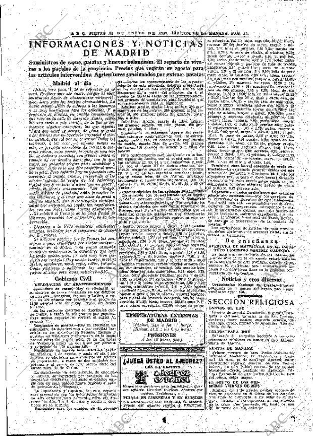 ABC MADRID 31-07-1947 página 15