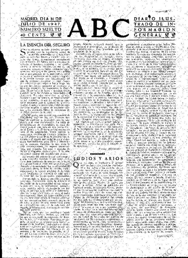 ABC MADRID 31-07-1947 página 3