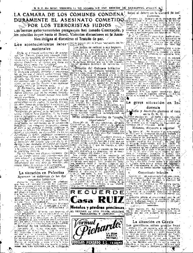 ABC SEVILLA 01-08-1947 página 5