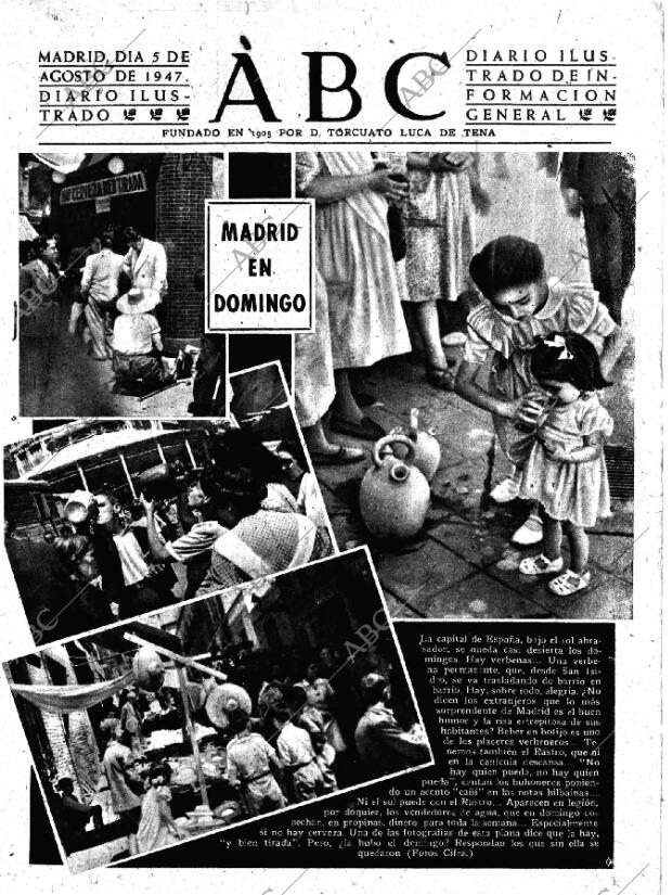 ABC MADRID 05-08-1947 página 1