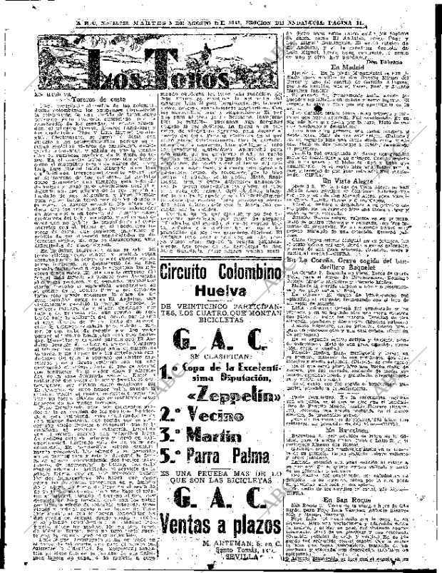 ABC SEVILLA 05-08-1947 página 11