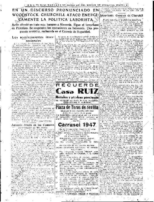 ABC SEVILLA 05-08-1947 página 5