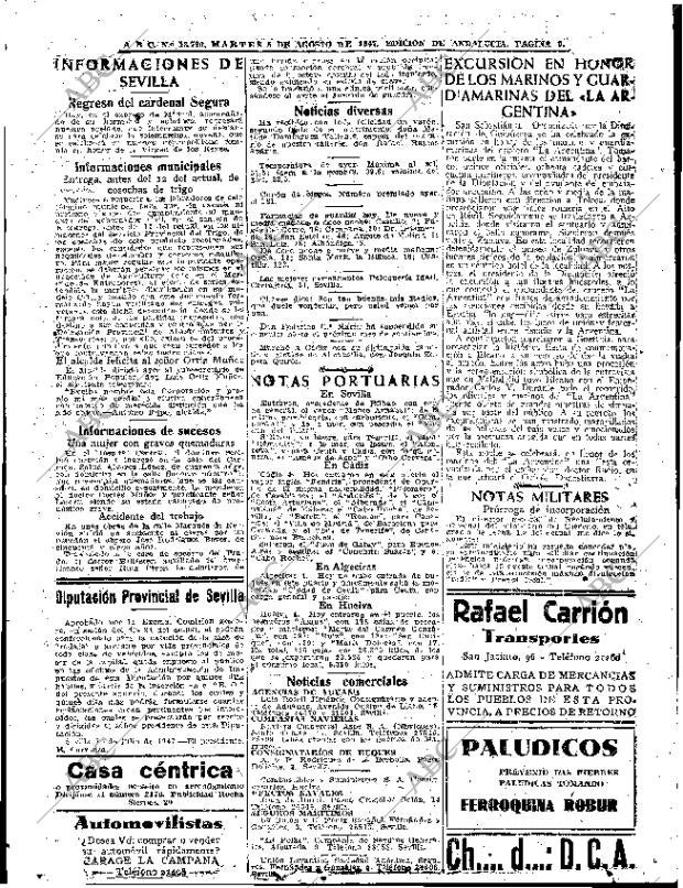 ABC SEVILLA 05-08-1947 página 9