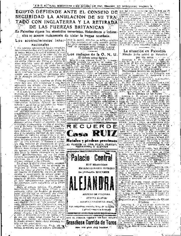 ABC SEVILLA 06-08-1947 página 5