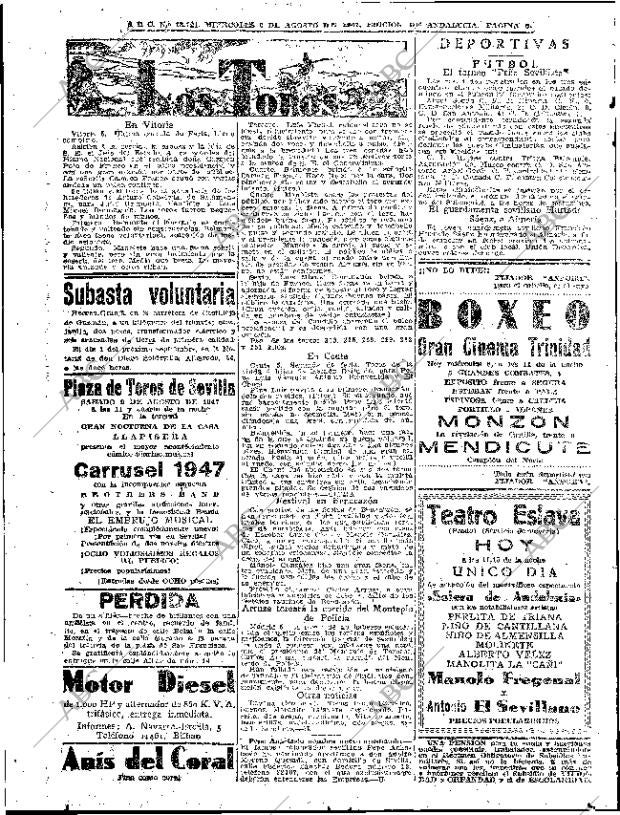 ABC SEVILLA 06-08-1947 página 8