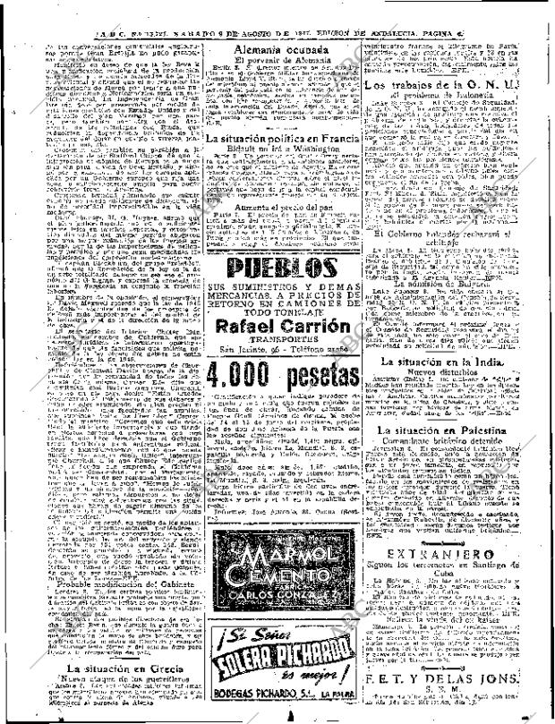 ABC SEVILLA 09-08-1947 página 6
