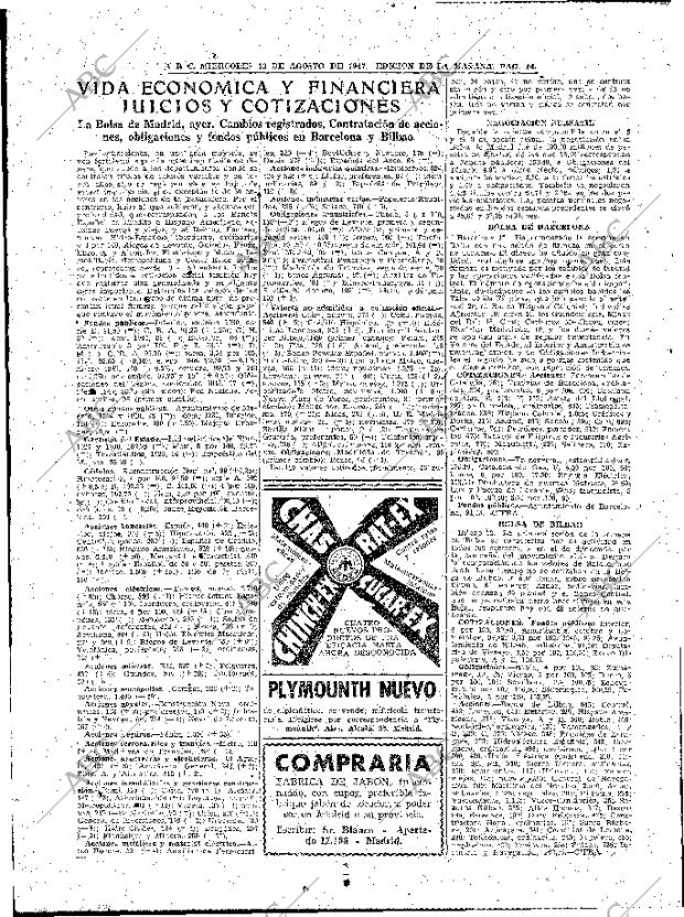 ABC MADRID 13-08-1947 página 14