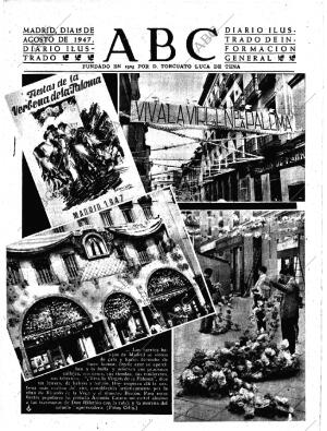 ABC MADRID 15-08-1947 página 1