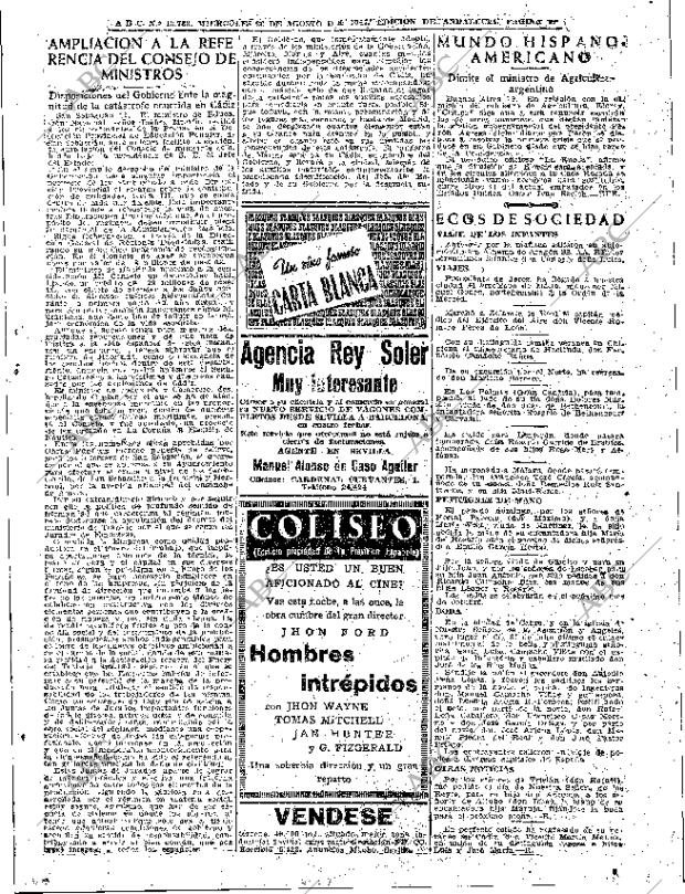 ABC SEVILLA 20-08-1947 página 9