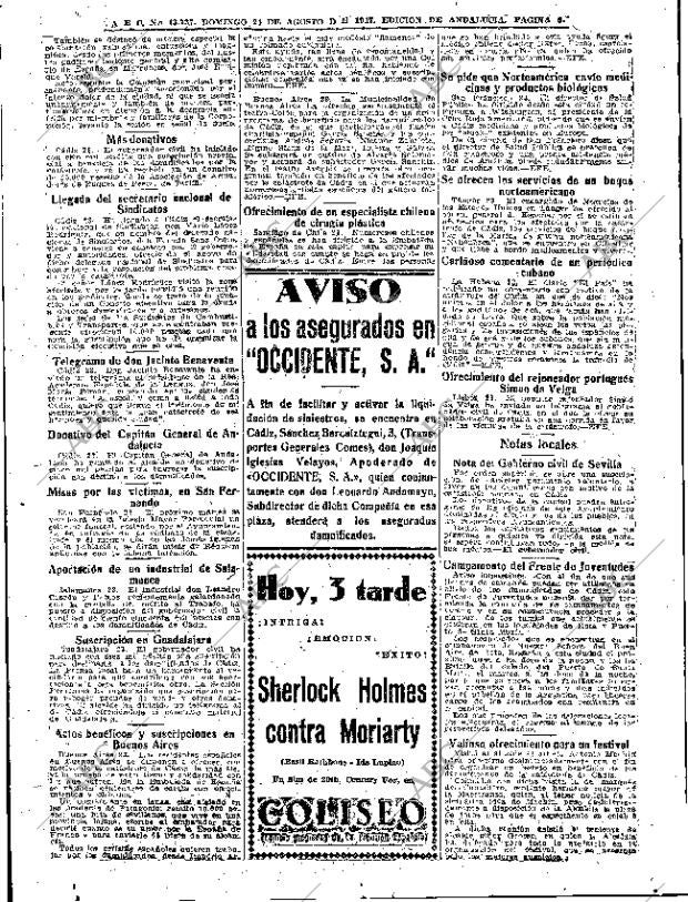 ABC SEVILLA 24-08-1947 página 8