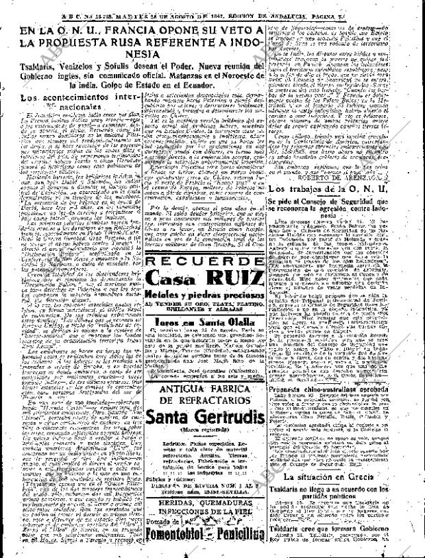 ABC SEVILLA 26-08-1947 página 7