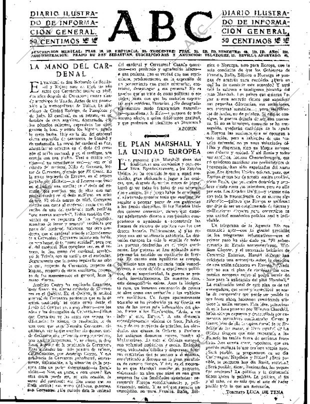 ABC SEVILLA 29-08-1947 página 3
