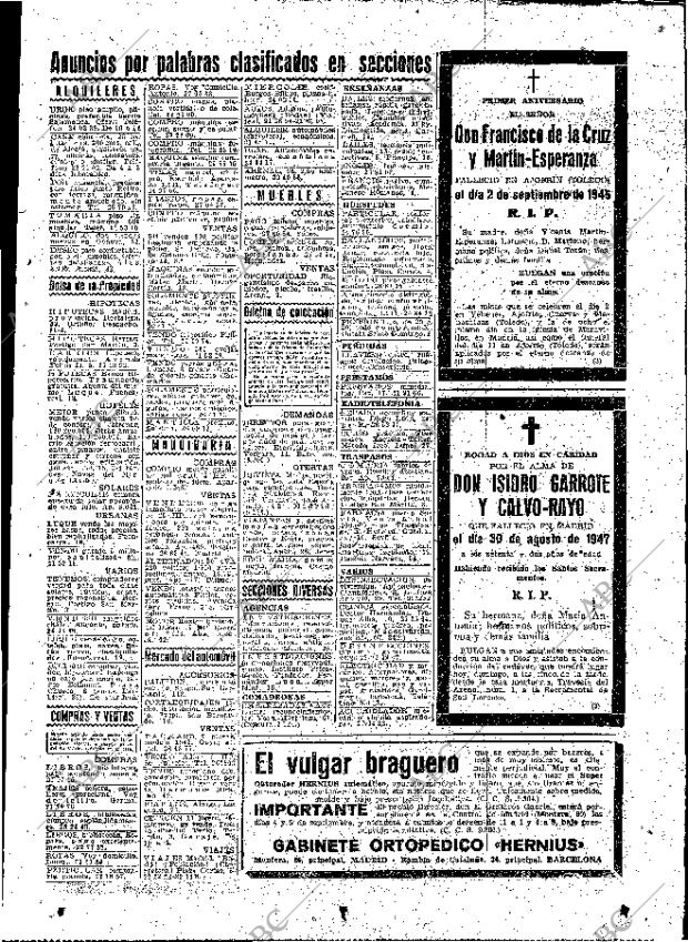 ABC MADRID 31-08-1947 página 27