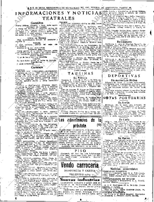 ABC SEVILLA 03-09-1947 página 12