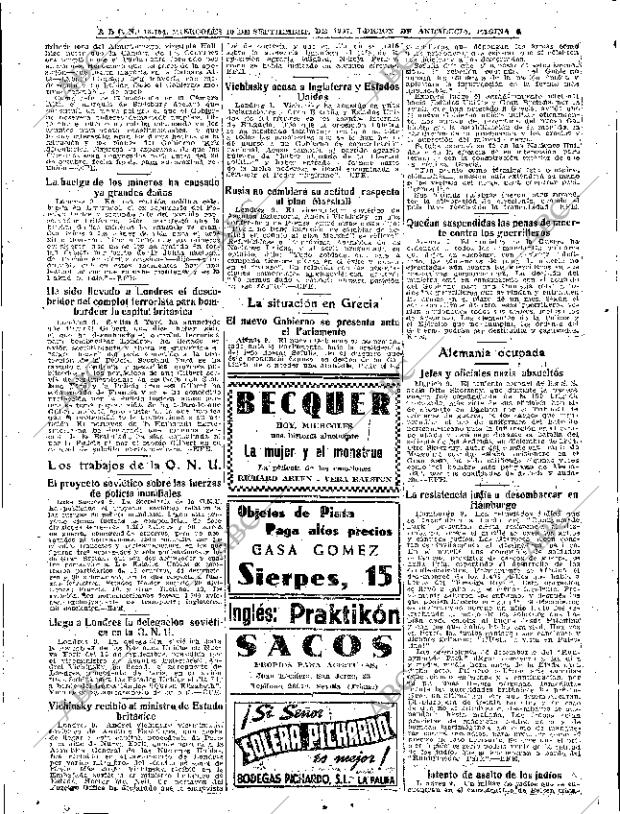 ABC SEVILLA 10-09-1947 página 6