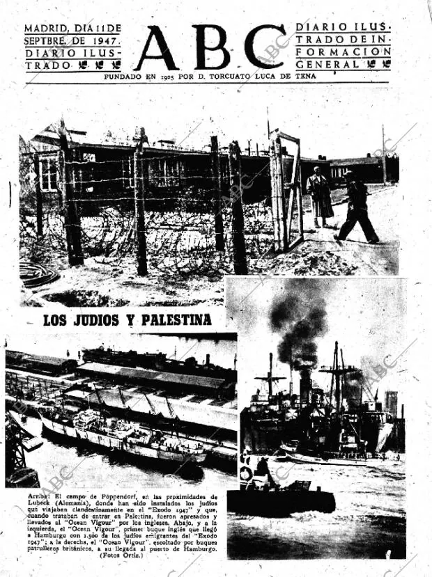 ABC MADRID 11-09-1947 página 1