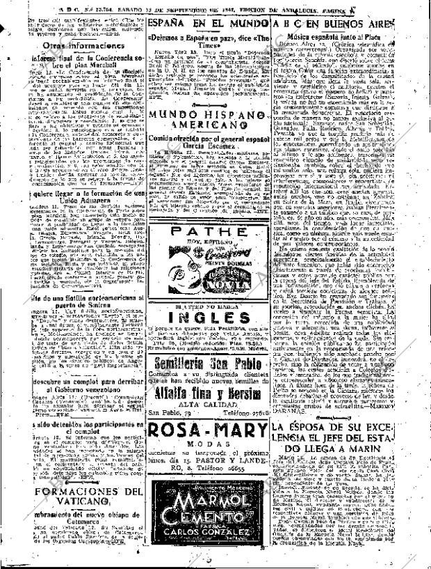 ABC SEVILLA 13-09-1947 página 7