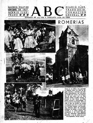 ABC MADRID 17-09-1947 página 1