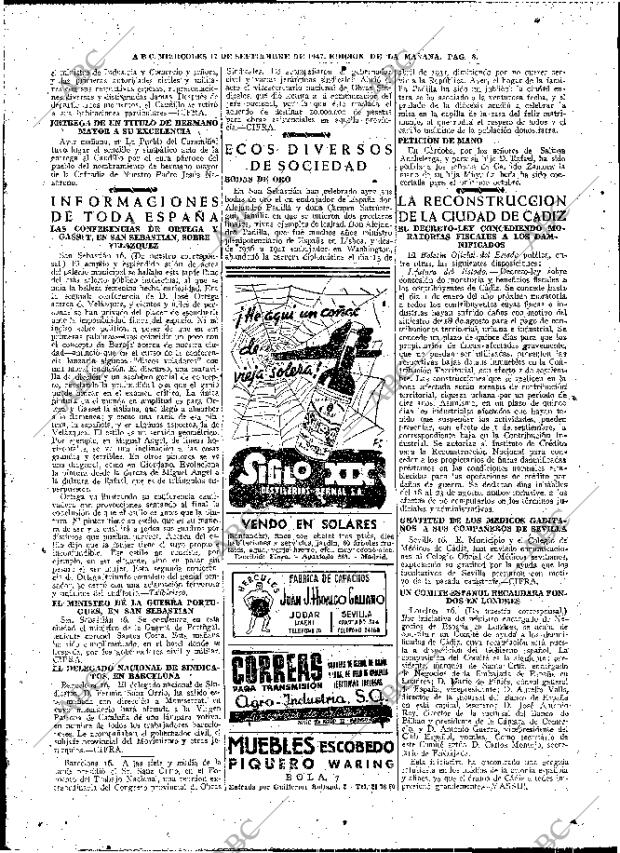 ABC MADRID 17-09-1947 página 8