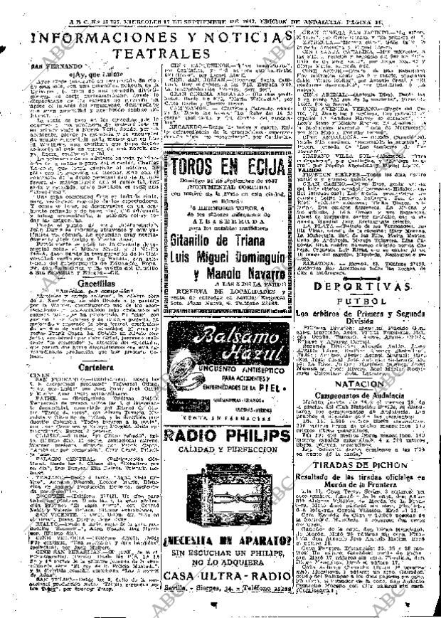 ABC SEVILLA 17-09-1947 página 11