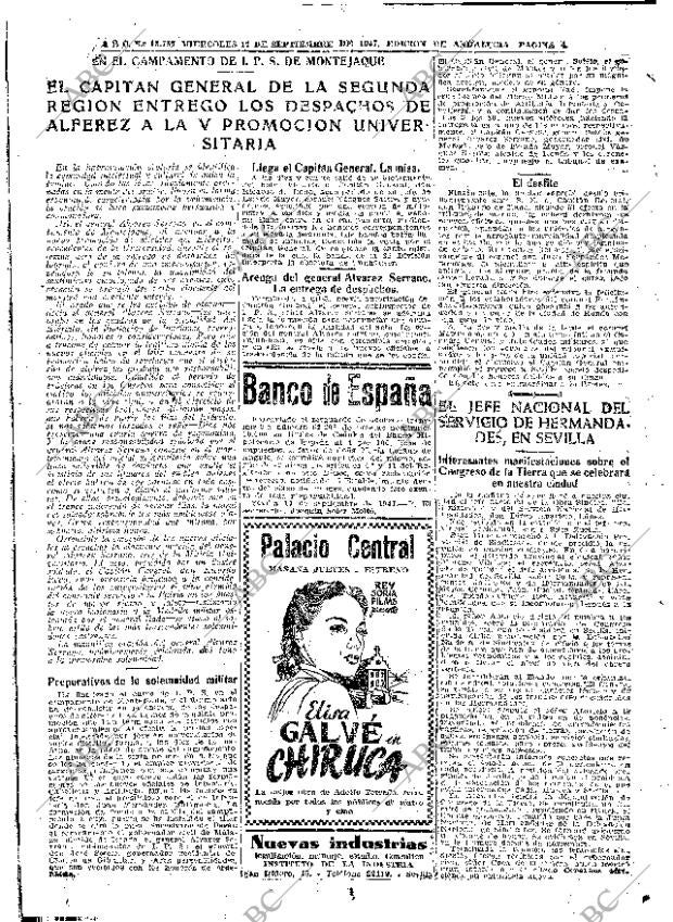 ABC SEVILLA 17-09-1947 página 4