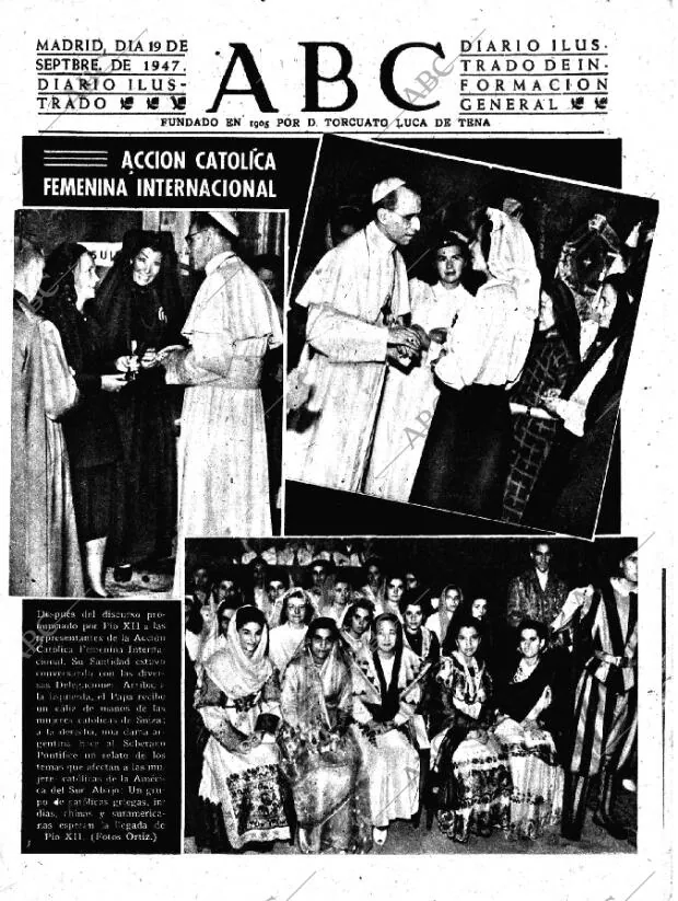 ABC MADRID 19-09-1947 página 1