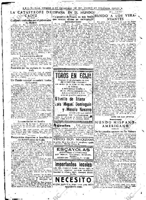 ABC SEVILLA 19-09-1947 página 4