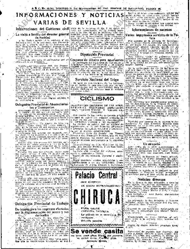 ABC SEVILLA 21-09-1947 página 13
