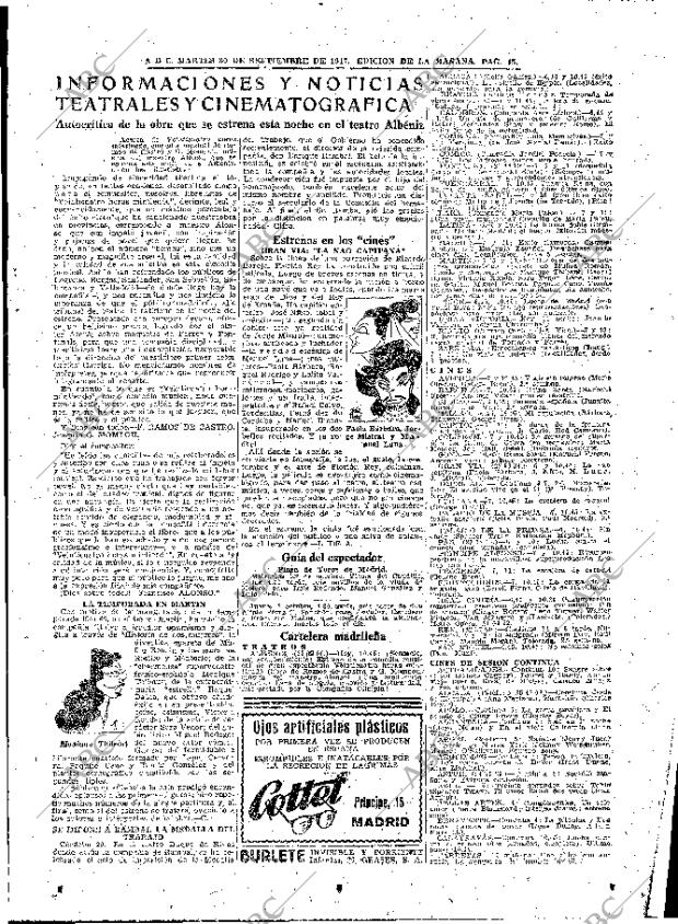 ABC MADRID 30-09-1947 página 15